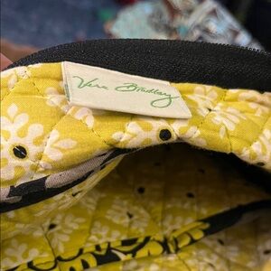 Vera Bradley Yellow and White Floral Quilted Bag